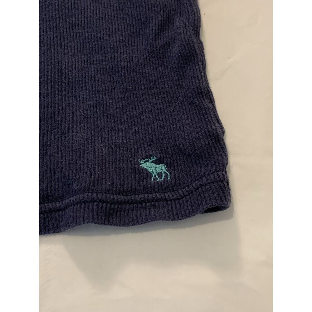 Y2K Abercrombie & Fitch Cami Womens Large Blue Fitted Spaghetti Strap/Shelf Bra - Picture 3 of 7